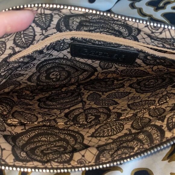 Carlos Santana Black Clutch With Silver Studs - Picture 6 of 16